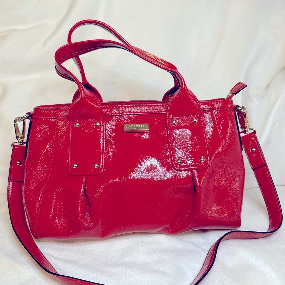 Kate Spade Patten Leather Satchel Great Condition